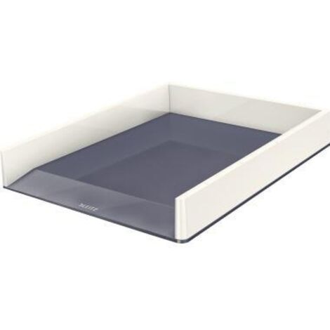 Briefablage WOW Duo Colour DIN A4 DIN C4 Folio Letter Polystyrol Farbe: grau/weiß