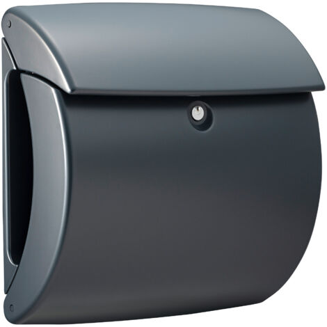Briefkasten Pearl 886 Gr Höhe 400 mm Breite 380 mm Tiefe 178 mm granit Kunststoff DIN C4