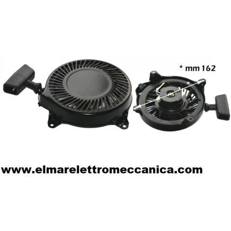 BRIGGS & STRATTON Avviatore motore 5 HP orizzontale a valvole laterali 130200 130400 133400 ecc. interasse fori 162 mm 340065