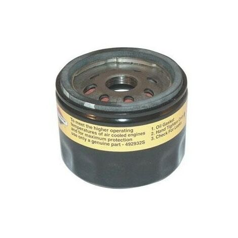 Briggs & Stratton – Filtre à huile pour moteur thermique – Compatible Briggs et Stratton 13-18 cv – Ø extérieur 74mm – 492932S