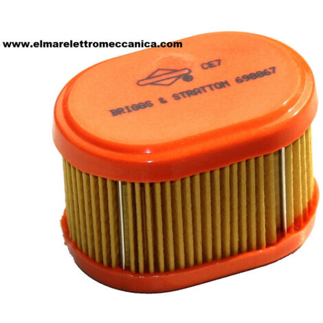 BRIGGS & STRATTON Filtro aria 3,5 HP orizzontali 93300, 94300, 95400 ecc. Misure 75x52x54 mm 310198
