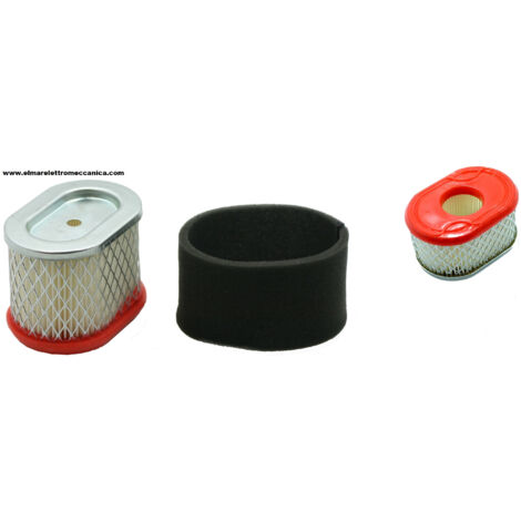 BRIGGS & STRATTON Filtro aria Vanguard 3 e 4 HP orizzontale 83100. Misure 84x57x61 mm 310475