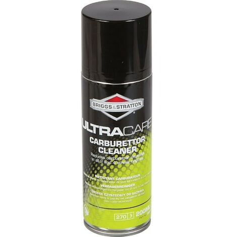 Briggs & Stratton – Nettoyant carburateur 200 ml – Pour moteurs 2 temps et 4 temps – Nettoie carburateurs et injecteurs – Lubrifiant pour soupapes
