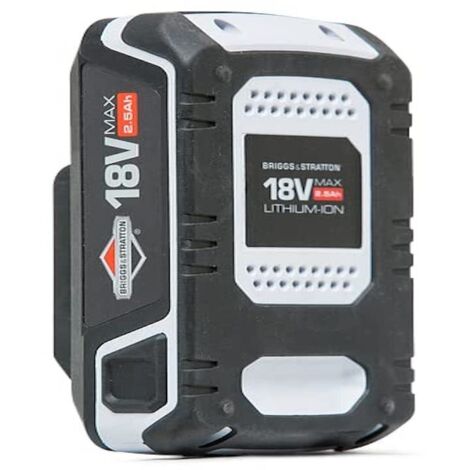 Briggs&Stratton Batteria da 18V, 2.5Ah agli Ioni di Litio per i prodotti Murray 18V, con porta USB, 883251, 1697532