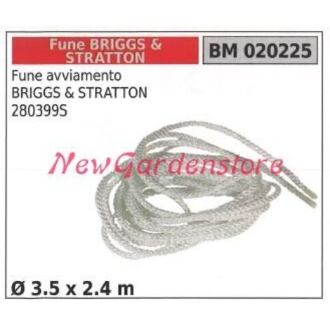 Briggs&stratton corde de démarrage 280399S Ø 3.5 x 2.4m 020225