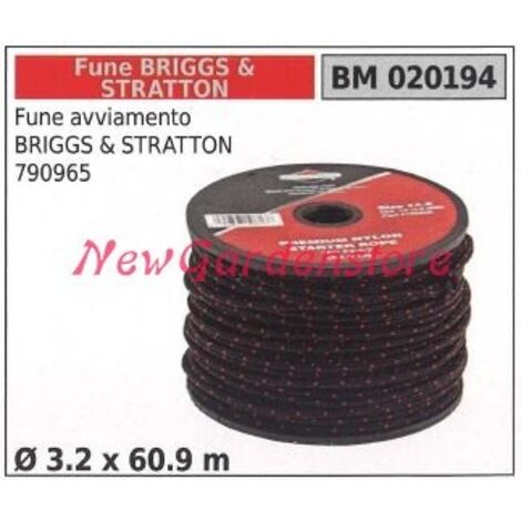 Briggs&stratton corde de démarrage 790965 Ø 3.2 x 60.9m 020194