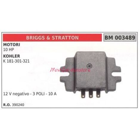 BRIGGS&STRATTON régulateur de tension 10 HP moteur KOHLER k181-301-321 003489