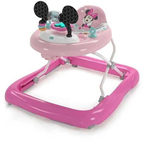 BRIGHT STARTS Trotteur bébé Disney baby Minnie - Lumineux et Musical - 61 x 69 x 63 cm - Multicolore - Des 6 mois