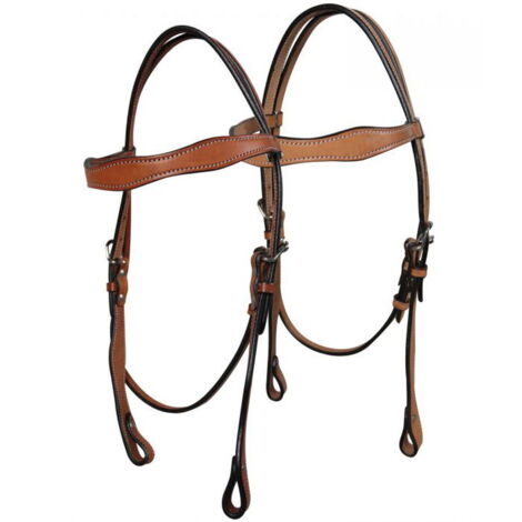 Briglia in cuoio per monta western modello BALTIMORA - London