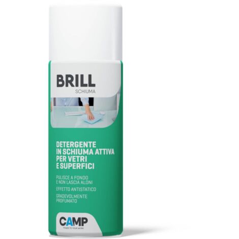 Brill schiuma 400 ml detergente attivo per vetri e superfici
