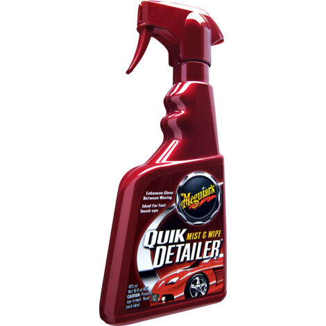 Brillance Éclair Quik Detailer 375ml – Élimine les résidus sans rayer – Pour entretien rapide de peinture – Chiffon microfibre recommandé – Meguiars - A3316F