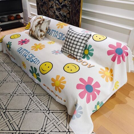 Brillant 90X180 Coussin de canapé monobloc, housse de canapé intégrale anti-griffures de chat, adaptée à toutes les saisons, serviette/housse de canapé