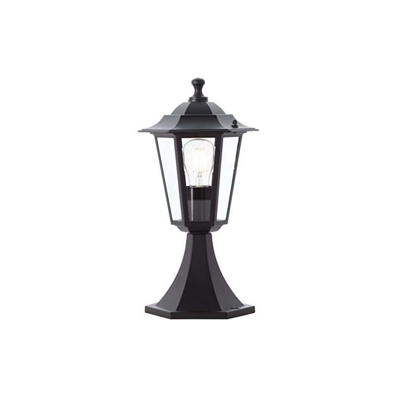 Brillant carleen lampadaire d'extérieur 36CM noir 1X A60, E27, 60W, adapté aux lampes normales (non incluses) Brilliant