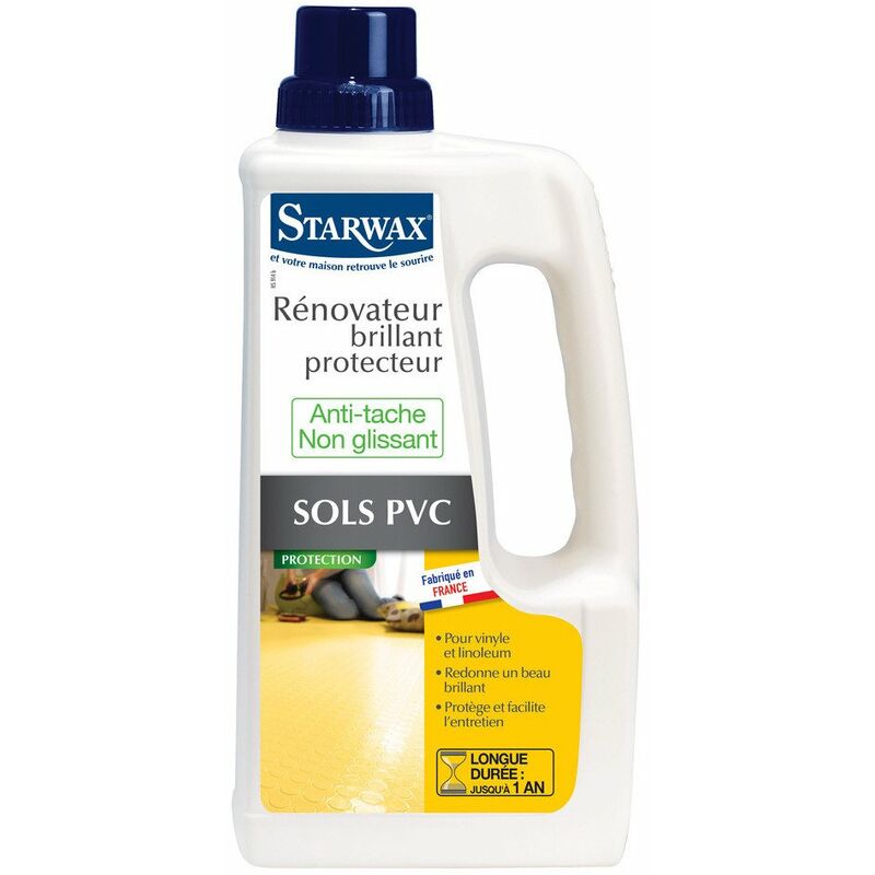 Rénovateur Brillant Longue Duree Sols Plastiques 1l - starwax