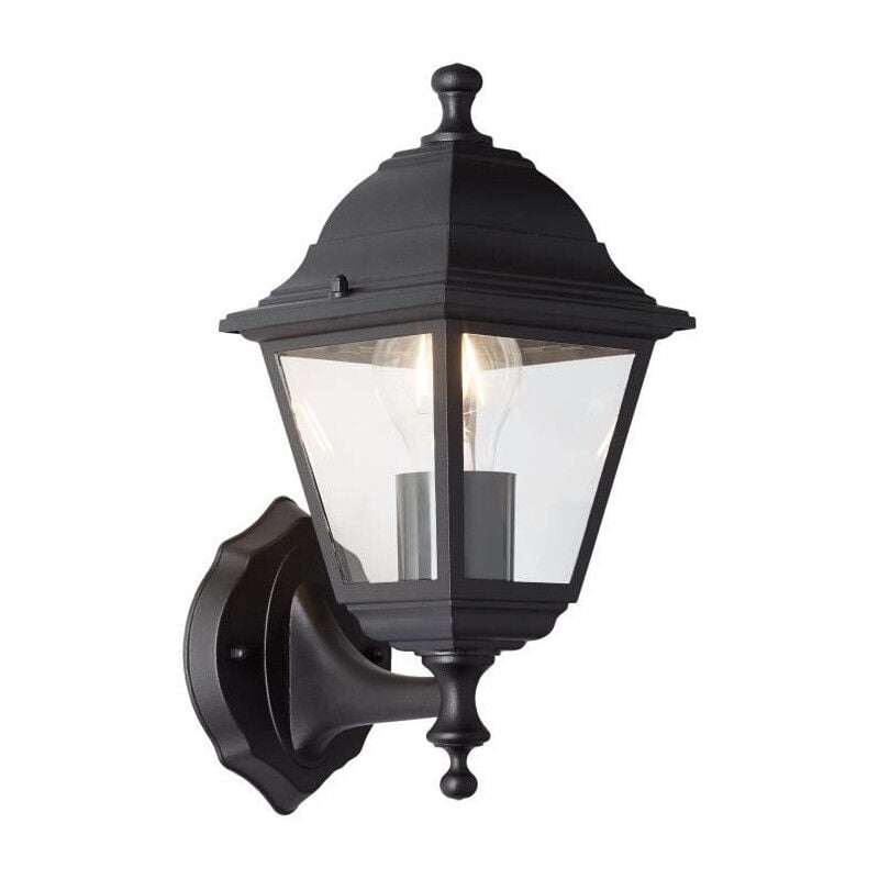 Applique extérieure montante nissie noir E27 1x60W - Brilliant