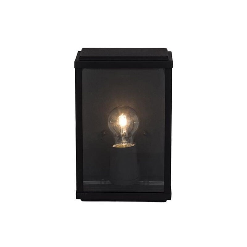 Applique exterieure gaia Noir ampoule E27 max 60 w Brilliant