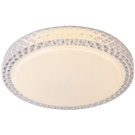 BRILLIANT BADRIA APPLIQUE ET PLAFONNIER LED 58CM BLANC LUMIÈRES D'INTÉRIEUR, PLAFONNIERS, FONCTIONNELS  1X 60W LED INTÉGRÉE