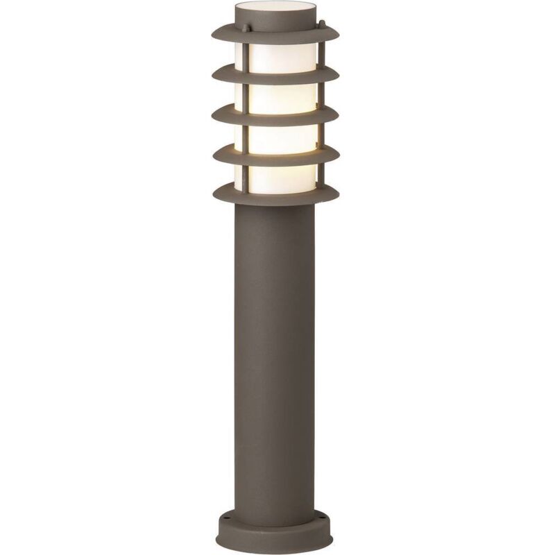 Borne d'extérieur H51cm en métal – Diffuseur en métacrylate opalin – Indice de protection IP44 – Pour espaces extérieurs raffinés – Brilliant