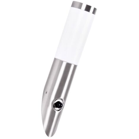 Brilliant Chorus 43697/82 Lampada da parete per esterni con rilevatore di movimento LED (monocolore) E27 10 W acciaio i