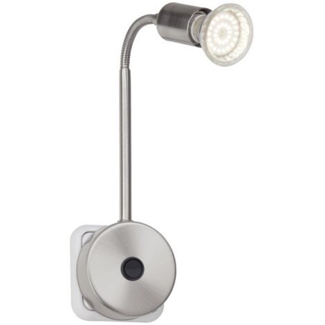 BRILLIANT G28842/13 SPOT PRISE ACIER LED 2,5 W MÉTAL ARGENT