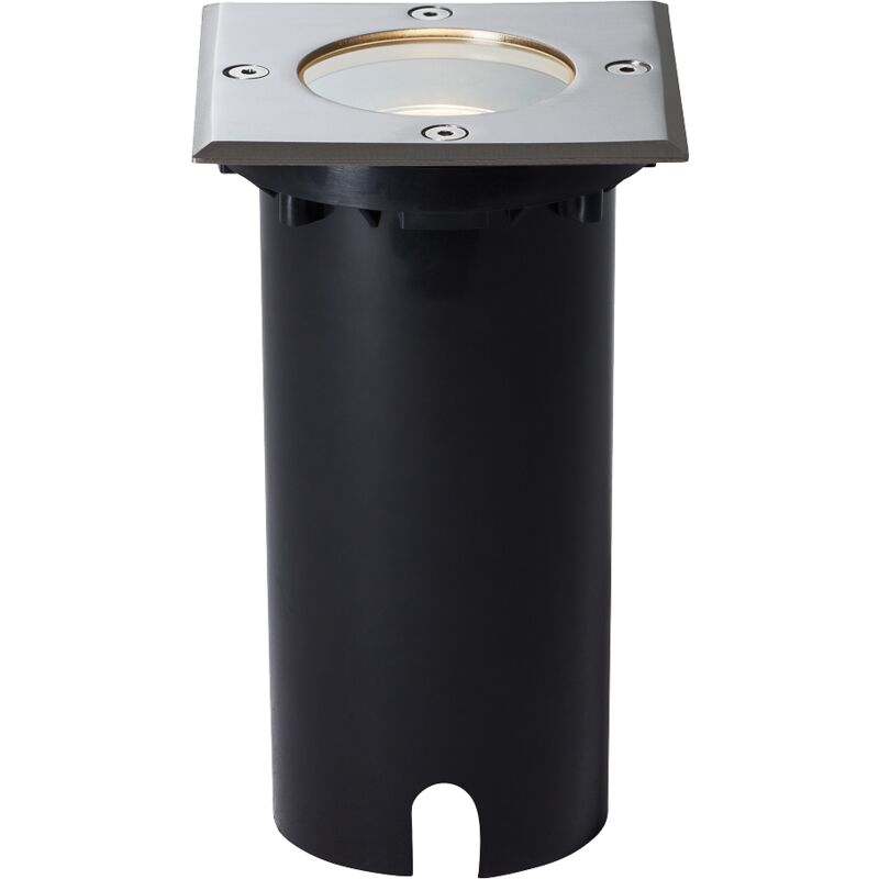Brilliant Itch Bodenleuchte Außen Ip67 - Bodeneinbauleuchte Edelstahl 11x11cm Für Garten & Einfahrt - Gu10 - Led Geeignet - Leuchtmittel Nicht