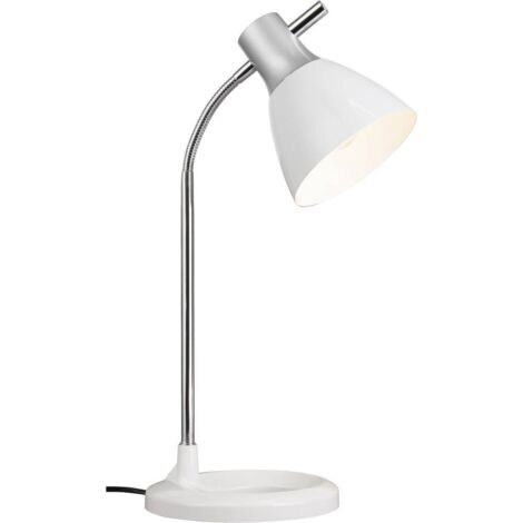 Brilliant Jan 92762/05 Lampe de table Ampoule à économie d'énergie E27 40 W blanc S44675