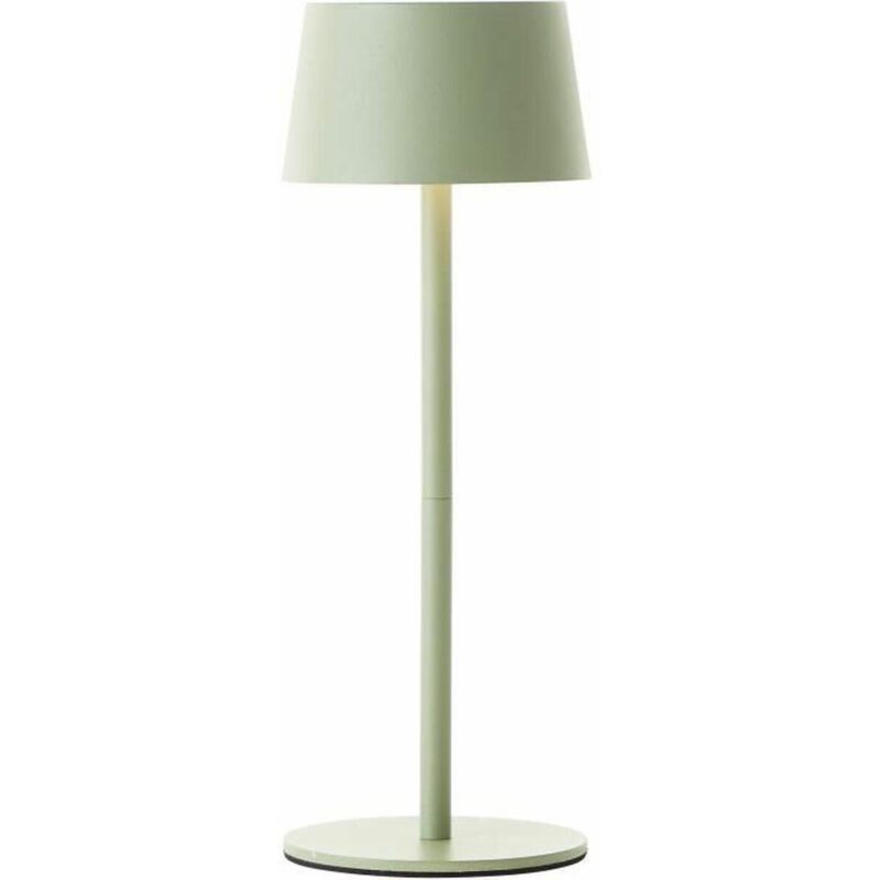 Brilliant Jona Tischlampe Grün Dimmbar Usb