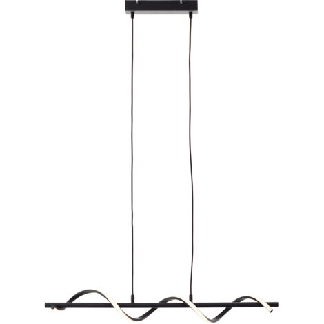 Brilliant lamp Eunice Suspension LED noir noir mat 22 W LED intégrée