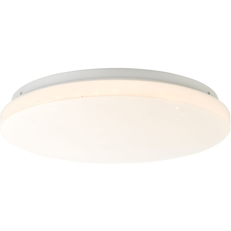 

lamp Farica Starry LED aplique y plafón 31cm blanco/blanco cálido | 1x LED de 18 W integrado, (1800lm, 3000K) | Escala A ++ a E | Mirada del cielo