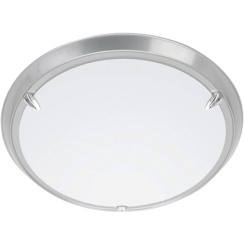 Brilliant Lampe Livorno Wand- Und Deckenleuchte 30cm Titan/weiß 1x A60, E27, 60w, Geeignet Für Normallampen (nicht Enthalten) Funktionale Deckenleuchte, 30cm