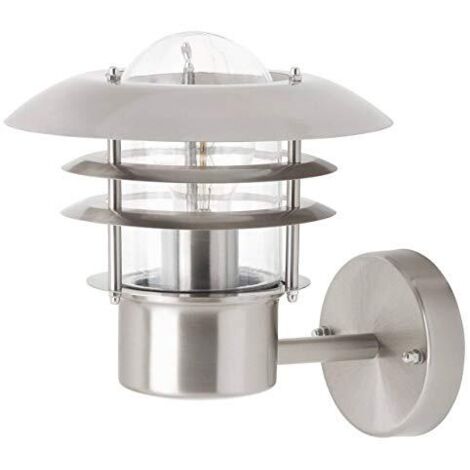 Brilliant lampada Applique per esterno Terrence da terra in acciaio inox 1x lampade normali A60, E27, 60W, gf non specificate Classe di protezione IP: 44 - resistente agli schizzi Adatto per