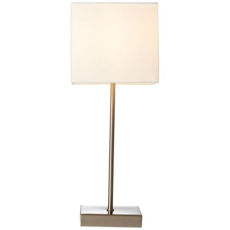 BRILLIANT lampe Aglae lampe de table interrupteur tactile blanc  1x D45, E14, 40W, adapté aux lampes à suspension (non inclus)  Échelle A ++ à E  Avec interrupteur tactile marche / arrêt