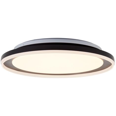 BRILLIANT lampe, applique et plafonnier LED Pederson 45cm noir, 1x LED intégrée, 22W LED intégrée, (2300lm, 3000K), économie d'énergie et longue durée de vie grâce à l'utilisation de LED