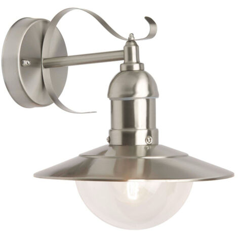 BRILLIANT lampe Arto applique murale d'extérieur à suspendre en acier inoxydable  1x A60, E27, 60W, lampes normales gf non spécifiées.  Classe de protection IP: 44 - étanche aux éclaboussures 
