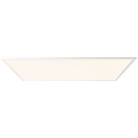 BRILLIANT lampe Buffi LED panneau de plafond 75x75cm blanc  1x LED 45W intégrée, (4500lm, 2700K)  Échelle A ++ à E  Lumière blanche chaude (2700K)