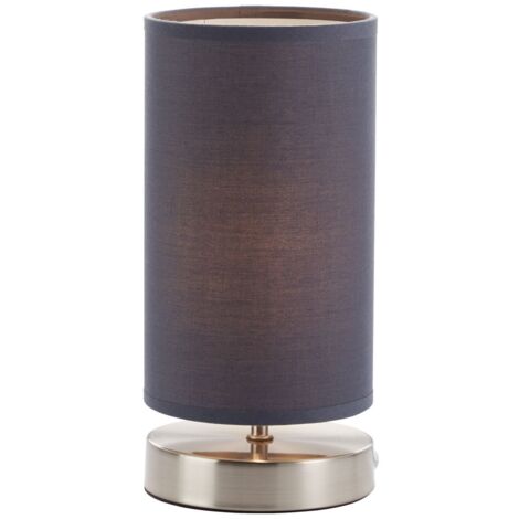 BRILLIANT lampe de table Clarie fer / gris  1x D45, E14, 40W, adapté aux lampes à suspension (non inclus)  Échelle A ++ à E  Avec interrupteur à cordon
