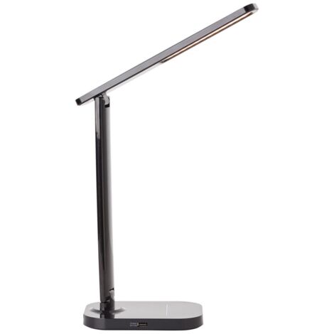 BRILLIANT lampe de table LED Vicari noire  1x LED intégrée, LED 6W intégrée, (450lm, 3000-6100K)