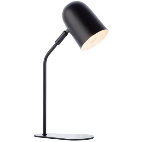 BRILLIANT lampe de table Tong velours noir  1x D45, E14, 25W, adapté aux lampes à poser (non incluses)