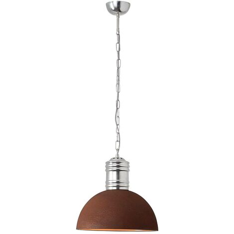 BRILLIANT Lampe Frieda Pendelleuchte geeignet 60W, ist 1x enthalten) rostfarbend 41cm für (nicht E27, Normallampen kürzbar Kette A60