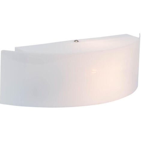 BRILLIANT lampe interface applique murale d'extérieur 10x31cm base blanc  1x A60, E27, 25W, adapté aux lampes standard (non incluses)  Échelle A ++ à E  Classe de protection IP: 44 - étanche a