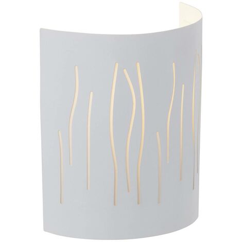 BRILLIANT Lampe Kinley Wandhalbschale weiß  1x A60, E27, 40W, geeignet für Normallampen (nicht enthalten)  Für LED-Leuchtmittel geeignet