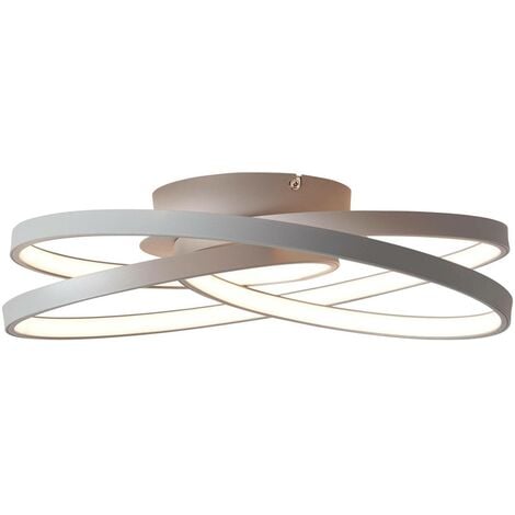 BRILLIANT Lampe Labyrinth LED Deckenleuchte 40cm grau  1x 42W LED integriert (SMD), (4775lm, 3000K)  Energiesparend und langlebig durch LED-Einsatz