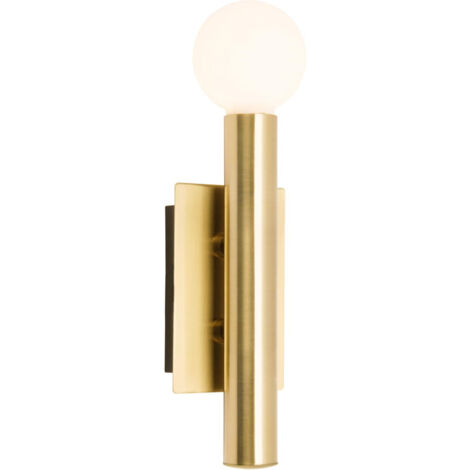 BRILLIANT Lampe Lucky Wandleuchte messing antik  1x QT14, G9, 18W, geeignet für Stiftsockellampen (nicht enthalten)  Für LED-Leuchtmittel geeignet