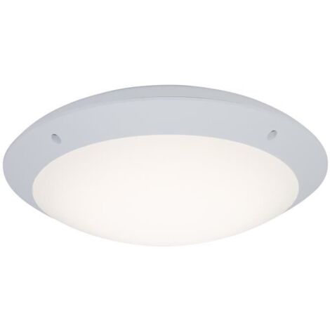 BRILLIANT lampe Medway Applique et plafonnier LED 31cm blanc  1x LED 12W intégrée (SMD), (1000lm, 4000K)  Échelle A ++ à E  Classe de protection IP: 66 - forte protection contre les jets d'eau