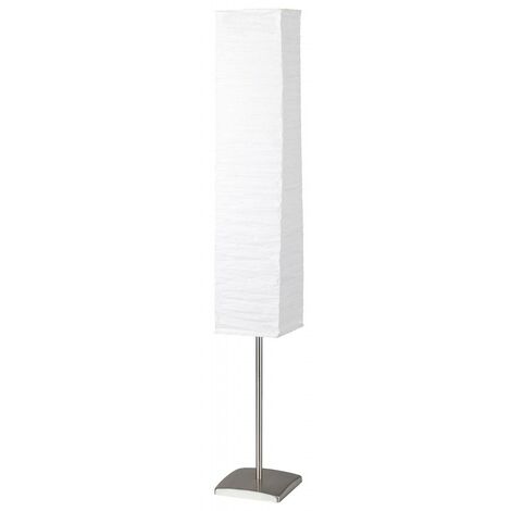 BRILLIANT Lampe Nerva Standleuchte titan/weiß  2x C35, E14, 40W, geeignet für Kerzenlampen (nicht enthalten)  Mit Fußschalter