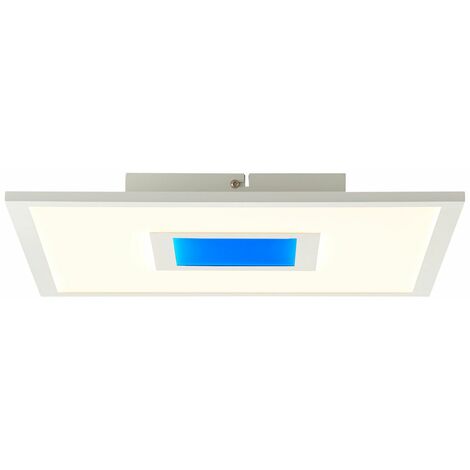 BRILLIANT Lampe Odella LED Deckenaufbau-Paneel 40x40cm weiß  1x 25W LED integriert, (2480lm, 2700-6500K)  RGB-Dekolicht für farbenfrohe Akzentbeleuchtung