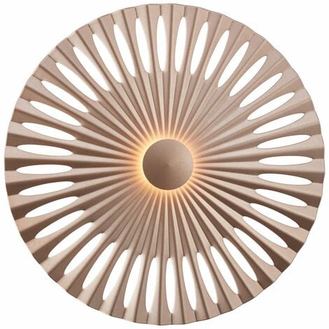 BRILLIANT Lampe Phinx LED Wandleuchte 32cm braun/Kaffee  1x 12W LED integriert, (1282lm, 3000K)  Dekoratives Backlight an Wand oder Decke