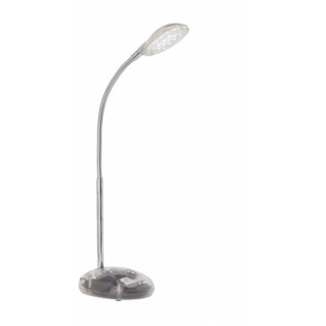 BRILLIANT lampe Timmi lampe de table LED transparent  1x LED 2W intégrée, (100lm, 6000K)  Échelle A ++ à E  Avec pressostat sur la base
