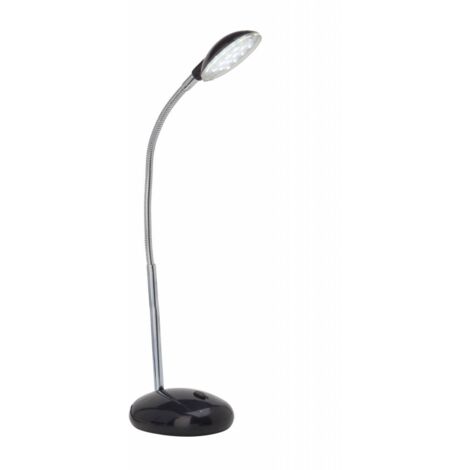 BRILLIANT lampe Timmi LED lampe de table noir  1x LED 2W intégrée, (100lm, 6000K)  Échelle A ++ à E  Avec pressostat sur la base