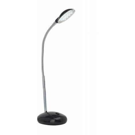 BRILLIANT Lampe Timmi LED Tischleuchte schwarz  1x 2W LED integriert, (100lm, 6000K)  Mit Druckschalter an der Basis